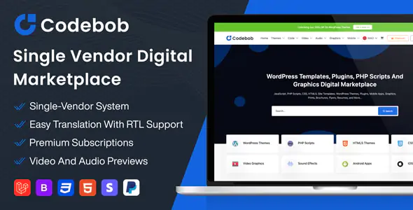 Single Vendor Digital Marketplace
